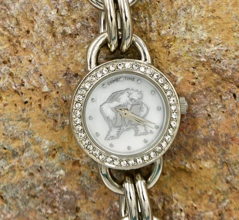 Stainless Steel CZ University of Maryland Terps Fan Appreciation Wrist Watch Cover