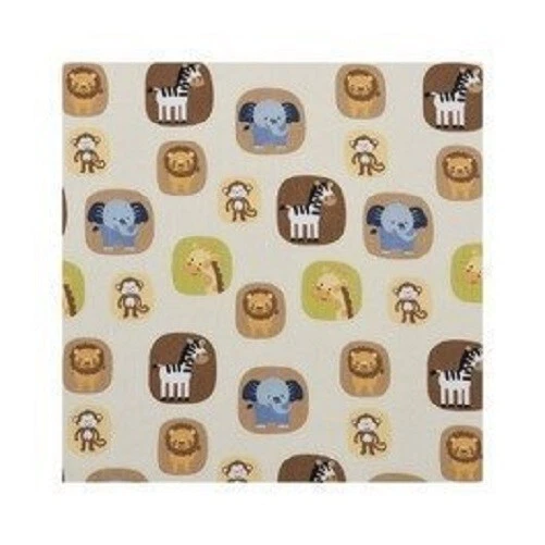 Tiddliwinks Fitted Crib Sheet- Jungle Friends 28in x 52in - Image 1 of 1