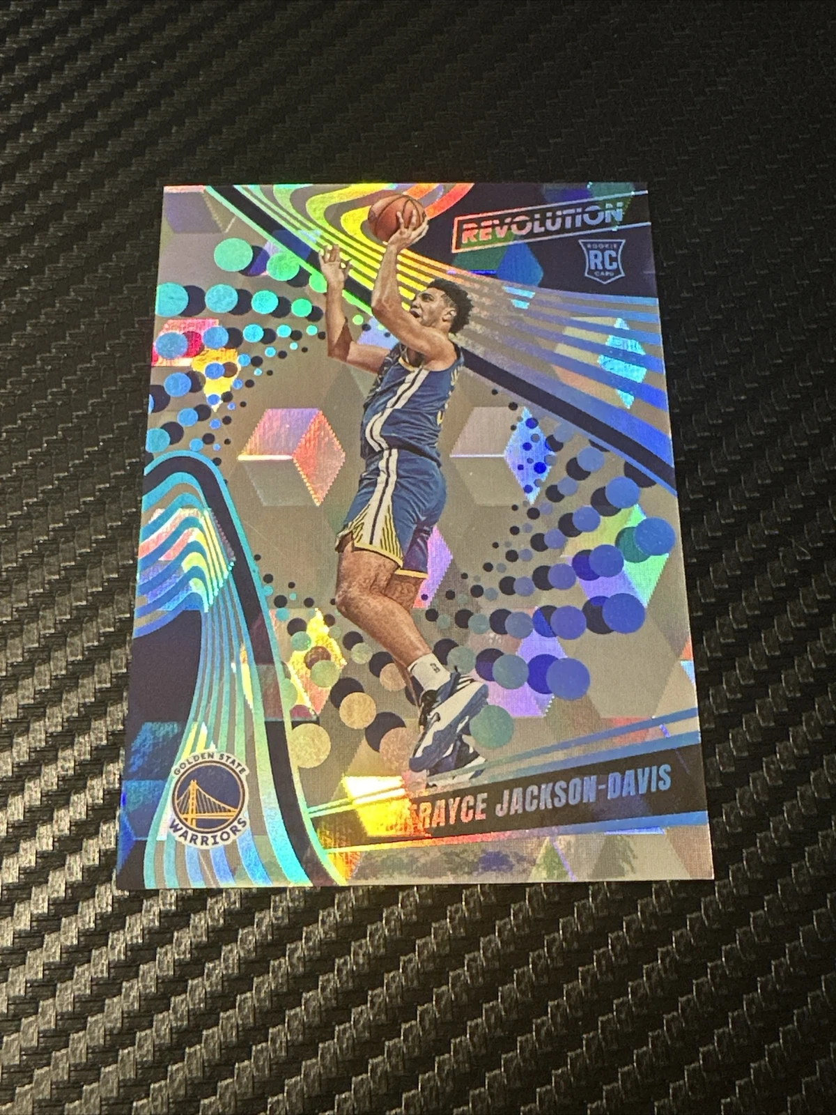 2023-24 Panini Revolution - Trayce Jackson-Davis - CUBIC RC SSP #/50 GS Warriors