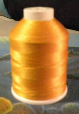 Coats Sylko Trilobal Polyester Machine Embroidery Thread 3,000 Meters 40 Weight - Image 1 of 2