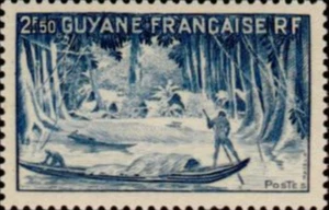French Guiana #YT208 MNH 1947 River Oyapok [199] - Picture 1 of 1