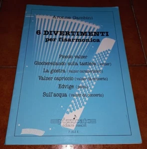 Aaron Gambini 6 Amusement Safari For Accordion Sheet Music Ed. Pizzicato 1986 - Picture 1 of 1