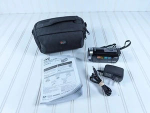 JVC Everio GZ-E306BU FULL HD Hard Disc Camcorder Video Camera Free Shipping - Picture 1 of 9
