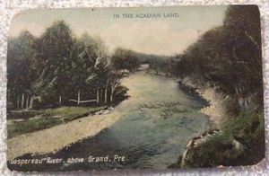 Gaspereau River Grand Pre in the Acadian Land Vintage Postcard P1 - Imagen 1 de 2