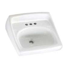 American Standard 0356.015.020 White Lucerne Wall-Mount Sink