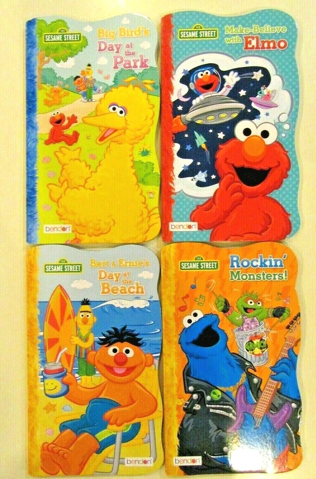 Bendon Sesame Street Bert & Ernie's First Book of Opposites Board Book