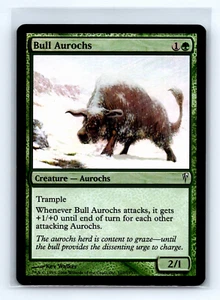 Bull Aurochs Coldsnap Foil MTG Magic the Gathering NM - Picture 1 of 2