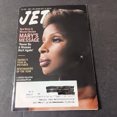 JET Magazine Dec 28 2009 Jan 4 2010 Mary J Blige New Music Barack Michelle Obama - Image 1 of 3
