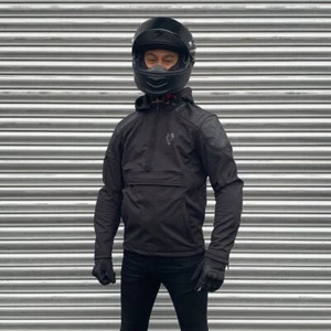 Frank Thomas Outlaw Motorcycle Hoodie Armoured CE A Mens Black - Picture 1 of 8