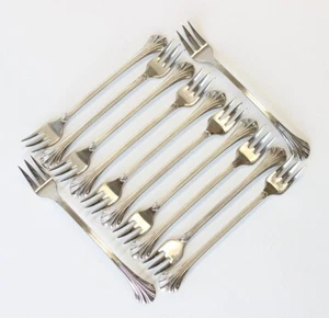 12 Gorham Grande Quintette Pattern 18/8 Stainless Steel Cocktail/Seafood Forks - Picture 1 of 3