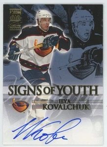 2003-04 TOPPS Ilya Kovalchuk SIGNS OF YOUTH AUTO AUTOGRAPH - Picture 1 of 2
