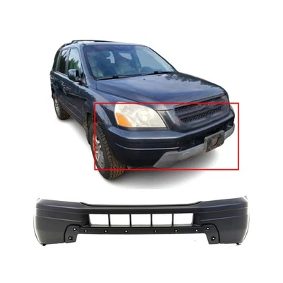 Front Bumper Cover for 2003 2004 2005 Honda Pilot EX LX 03 04 05 Primed - Image 1 of 4