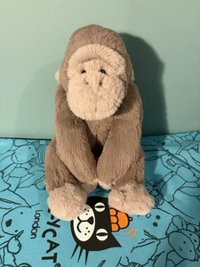 Jellycat Medium Gregory Gorilla Plush Soft Toy 10" - Picture 1 of 5