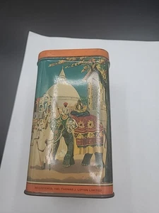 Vintage 1940 Small Leaf Tea Lipton Tin - Picture 1 of 10