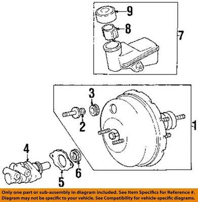 Used Brake Master Cylinder fits: 2004 Scion XA w/ABS Grade A - Image 1 of 2