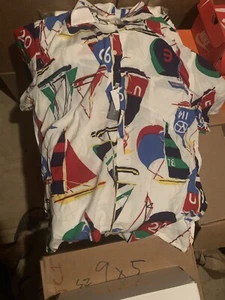 Camisa polo Cp-93 Regatta edición limitada estampado Riviera totalmente nueva con etiquetas - Imagen 1 de 4