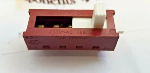 X23200AAAB / Arcoelectric Schiebeschalter 250vac / 10a STK: 021 Box 1000 - Bild 1 von 3