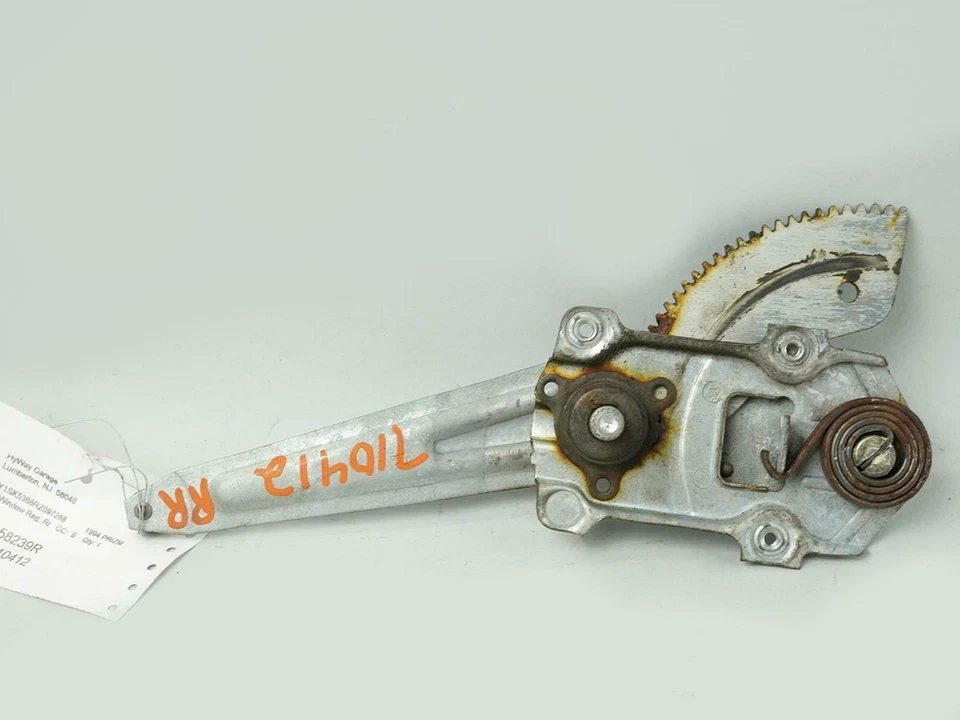 1993 - 1997 Chevrolet Geo Prizm Window Regulator Door Right Passenger Rear Oem - Image 1 of 4