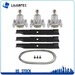 Kit Cinghia Ricostruzione Mandrino Lama per HUSTLER RAPTOR 52" - 604214 791988 603995 - Foto 1 di 14