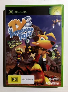 Ty the Tasmanian Tiger 3 Night of the Quinkan RARE 2006 Xbox Complete Oz Release - Picture 1 of 5