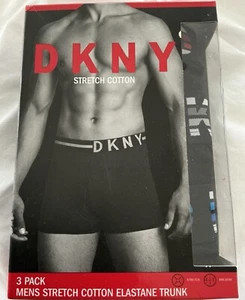 DKNY Men’s stretch cotton Boxer Shorts / Trunks 3 Pack New In Box - Picture 1 of 3