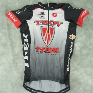 VGUC Castelli Graphic Multicolor Cycling Shirt TBOV TREK 1/4 Zip Size S x-8611 - Picture 1 of 11