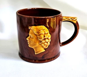 Vintage Queen Elizabeth Mug Cup Coronation Dartmouth Pottery English - Picture 1 of 5