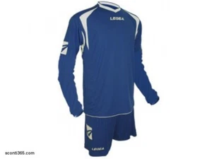 Legea kit calcio Bristol, maglia + pantaloncino, Legea -Art. KIT3060(Blue/Bianco - Imagen 1 de 1