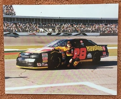 DALE JARRETT VINTAGE 8X10 Photo NASCAR #28 Havoline DAYTONA 500 SPECIAL - Image 1 of 3