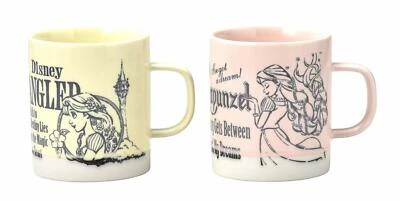 Taza Par Sango Toki Disney Antigua Princesa Rapunzel 340 ml 3263-01 HECHA EN JAPÓN Foto 1 de 3