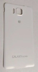 NEW BATTERY DOOR SAMSUNG GALAXY ALPHA SM-G850A - AT&T- WHITE - Picture 1 of 1