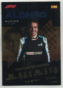 Turbo Attax F1 (Formel 1) 2021 - #LE1G Fernando Alonso (GOLD LIMITED EDITION) - Bild 1 von 1