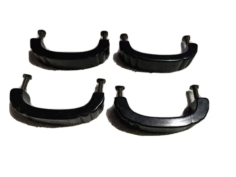 Lot of 4 Vintage 1950's Drawer Pull Handles Bakelite with hardware MCM Cover