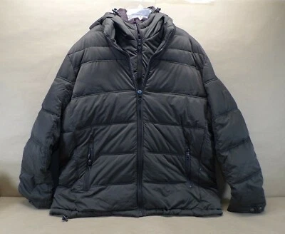 Perry Ellis Men's Zip Front Puffer with Hooded Bib - Image 1 of 4