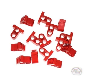 LEGO Technic - 15 x Pin Connector Plate - 1 x 2 x 1-2/3 - Red - New - 32530 - Picture 1 of 4