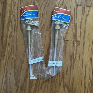Lot Of 2 Torani Syrup Pumps Pump 750 ML Brand New NWT - Picture 1 of 4
