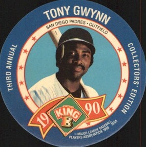 1990 King-B Discs #3 Tony Gwynn - NM-MT