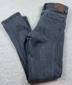 Volcom Vorta Slim Straight Jeans Mens 30x29 Dark Gray - Picture 1 of 9