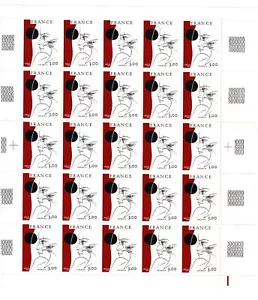 2 Hojas 25 sellos Francia 1977 yvert 1950/1951 Art Taille douce timbre France - Imagen 1 de 2