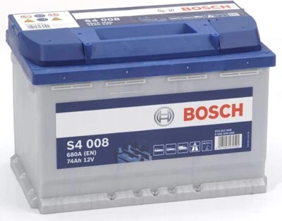 BATTERIA AUTO BOSCH  0092S40080 74Ah 680A 12V POLO POSITIVO A DESTRA 278x175x190 - Immagine 1 di 4