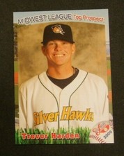 2009 Grandstand, MWL T/P, South Bend Silver Hawks - TREVOR HARDEN