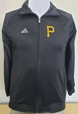 Adidas Sleeve Stripe Full-Zip Pittsburgh Pirates Track Jacket Youth Medium 10/12 - Image 1 of 4