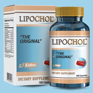 Lipochol Liver Support with B-Vitamins & Herbs – 100 Capsules - Picture 1 of 7