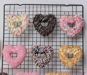 X 1 aimants donuts coeur environs 7.7 cm, neuf coloris aléatoire - Foto 1 di 1