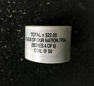 2010USA #4303-4312 44c Flags of our Nation Series #4 - Coil Roll of 50 Mint - Image 1 of 3