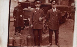 POSTKARTE TRANSPORT LONDON CC BUS REG LU 84 MIT BESATZUNG - Bild 1 von 2