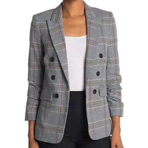 Veronica Beard Multi Glenn Beacon Dickey Plaid Blazer Jacket Women's Size 10 NWT - Picture 1 of 10