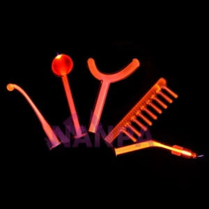 Electrodo de Vidrio de Alta Frecuencia Violeta Naranja Varita de Repuesto Anti Acné Envejecimiento - Imagen 1 de 14