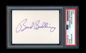 TERRY BUD BULLING SIGNED CUT PSA/DNA AUTOGRAPHED SEATTLE MARINERS TWINS - Picture 1 of 1