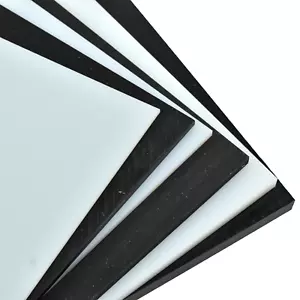 BuyPlastic Repro Black UHMW Polyethylene Plastic Sheet 1/2" x 6" x 24" - Picture 1 of 5